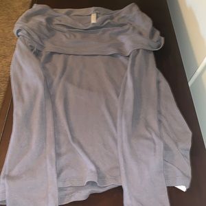 Women’s off the shoulder sweater. Color is purple/gray shade. Seldom worn.